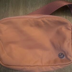 lululemon athletica Coral Peach Crossbody Belt Bag